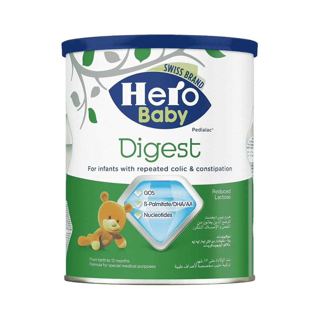 Hero Baby Digest Formula Milk - From Birth to 12 Months, 400 gm