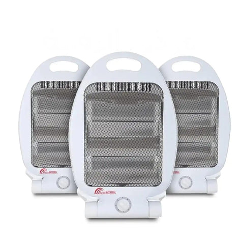 United National Electric Heater 3 Pieces, 2 Candles, 600 Watt, WDNSB-80 -