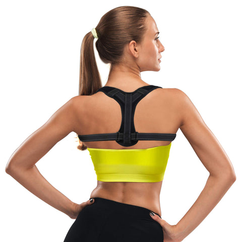 MusiBady Posture Corrector for Women and Men,Comfortable and Adjustable Back Straightener, Upper Back Brace for Clavicle suppot, Pain Relief for Neck,Back and Shoulder,Kyphosis Posture Corrector
