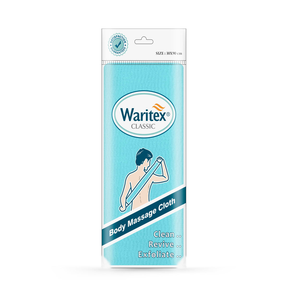 Waritex Japanese Bath Loofah - Exfoliating (Light Blue)