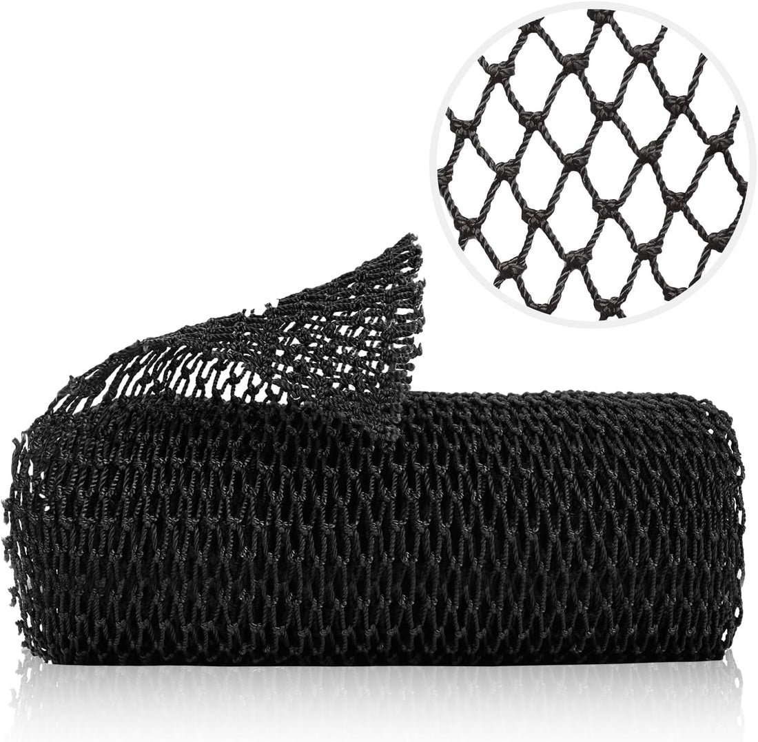African Net Sponge, Authentic Exfoliating Body Scrubber for Bath and Shower, Multiple Textures with Gentle Deep Exfoliating and Rich Lather for All Skins