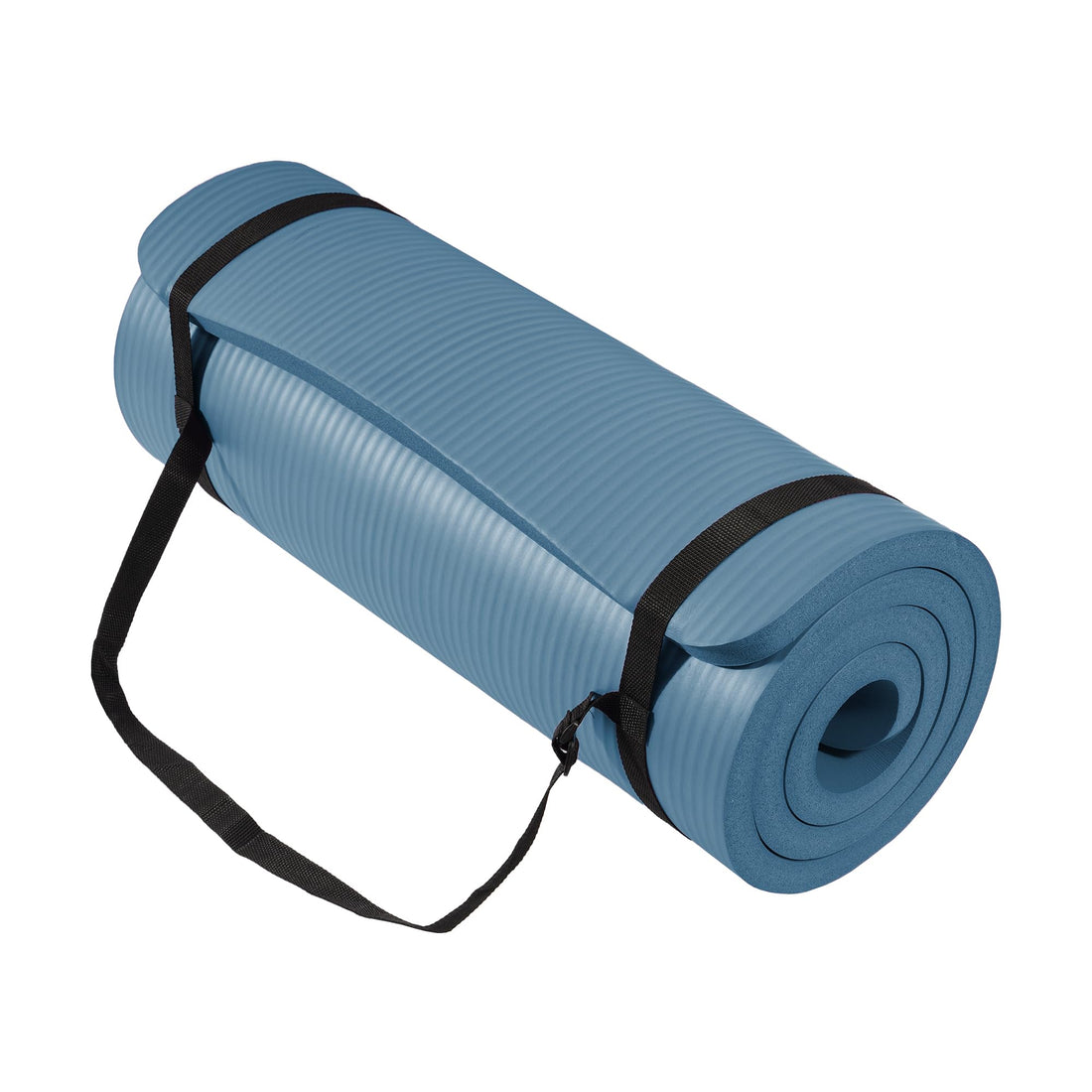 Yoga Mat, One-Inch Extra Thick High Density Exercise Mat, Anti-Tear Exercise Yoga Mat with Carrying Strap, Suitable for Various Yoga Exercises