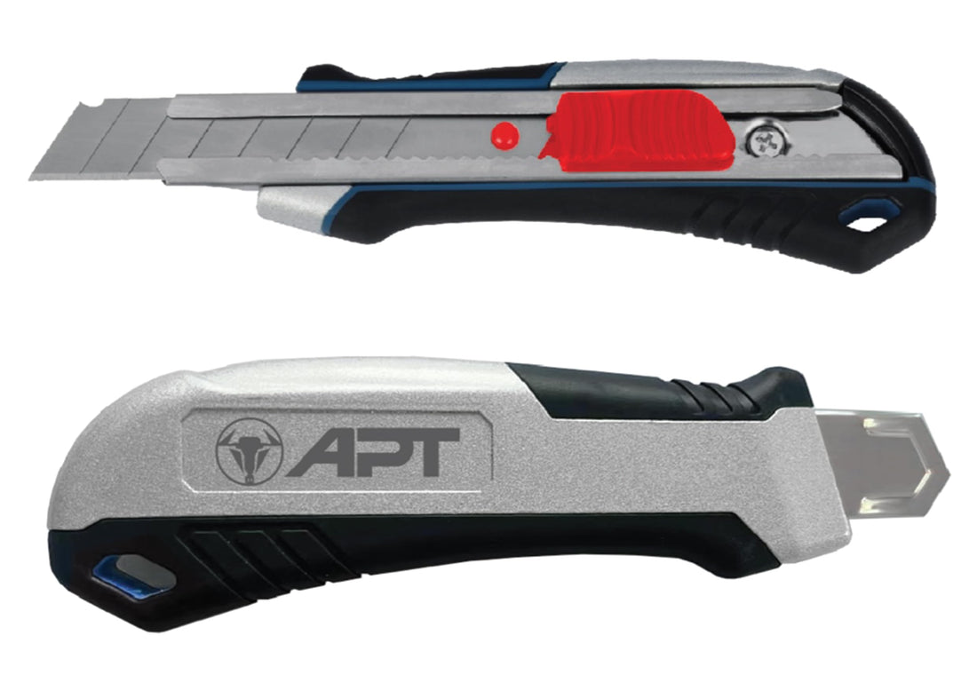 APT Utility Cutter Alu + TPR 90grm, 18mm, Without blade (AH-UC621L)