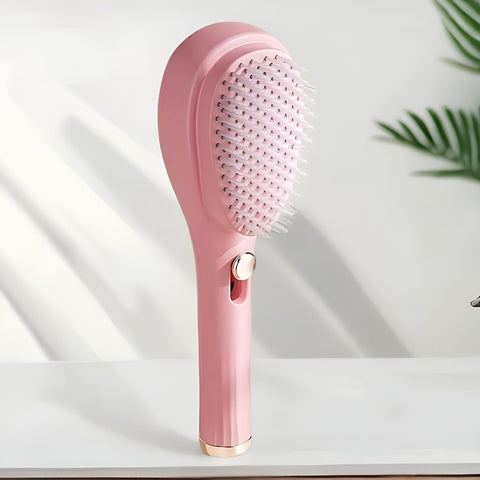 Detangling Brush - Magical Fluffy Hair Brush with Anti-Static Properties, Ideal for All Ages and Hair Types, Incorporating Scalp Massage Pad for Stress Relief and Hair Care