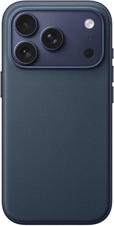 ECO Offical Woven Fabric case for iPhone 17 Pro Cover, Shockproof Woven Fabric, Raised Camera Edge, Anti-Slip, Compatible with Wireless Charger, Woven Shockproof Case (Navy Blue.)