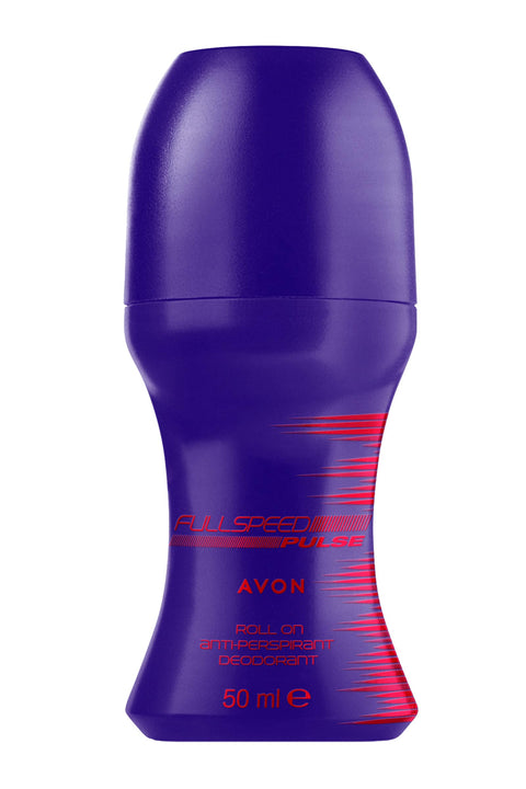 3 X Avon Roll On Fullspeed Pulse Anti-Perspirant Deodorant 50ml