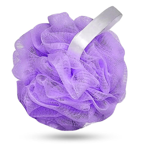 Bath Loofah Sponge Soft Mesh Shower Puff for Body Wash Bath Sponge Body Scrubber for Women & Men Body Exfoliator-Bathing Accessories (1 pc -multicolor)
