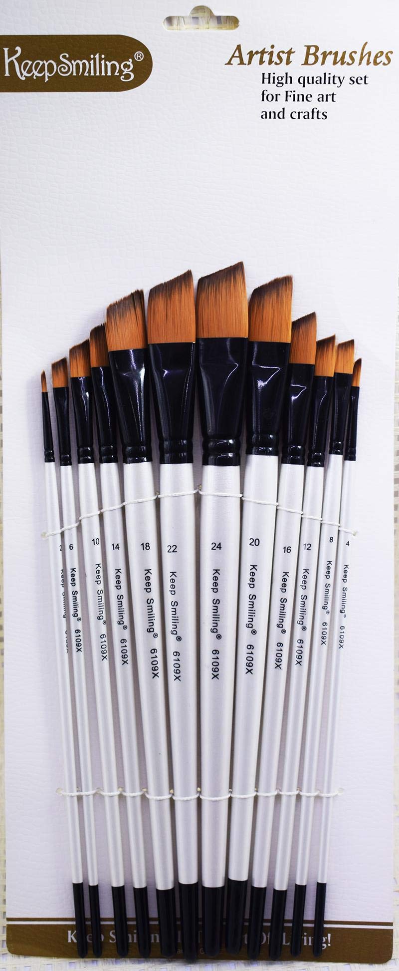 Keep Smiling Collection of 12 Drawing Brushes