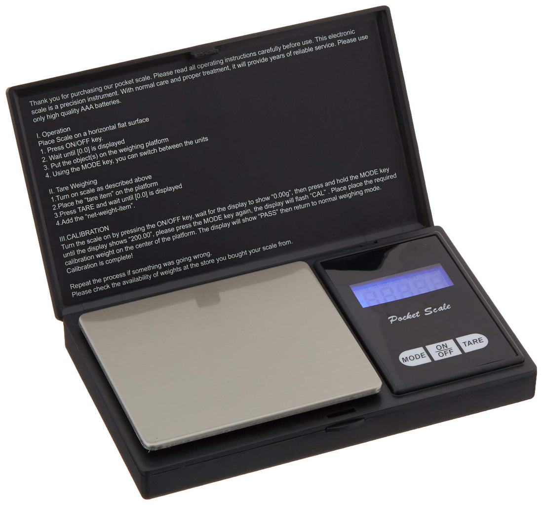 Digital Pocket Scale 500g x 0.01g, High Precision Mini Scale for Jewelry Coffee Food, Portable Gram Scale with LCD Display, Tare Function