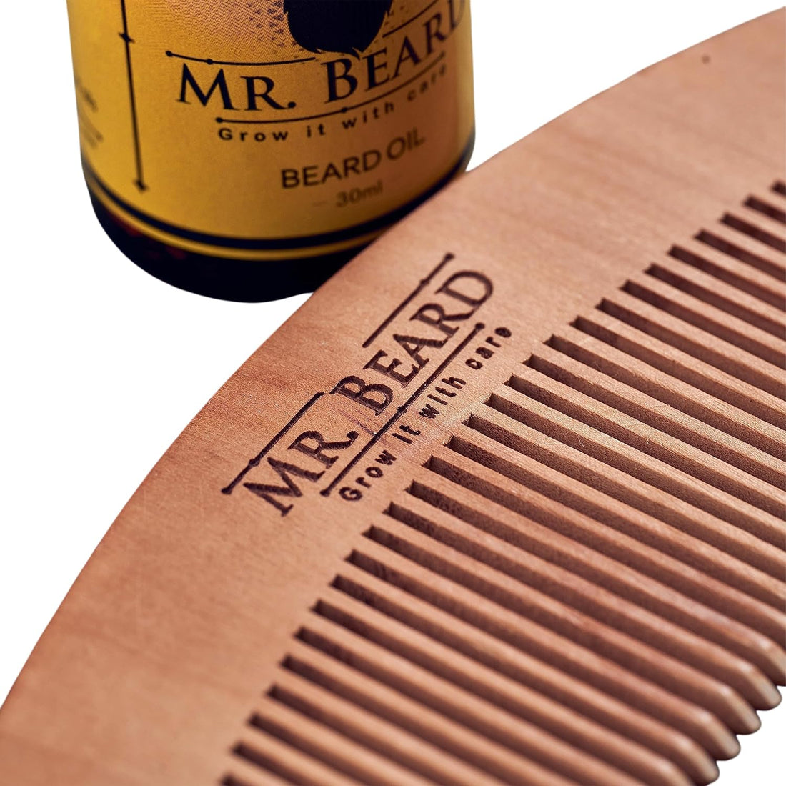 Mr.Beard Wooden Beard Comb For Men, Wood