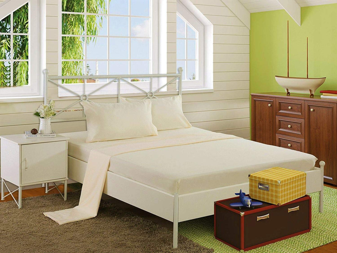 Snooze, Flat bed sheet set 2Pcs, 180*235 cm, off-white