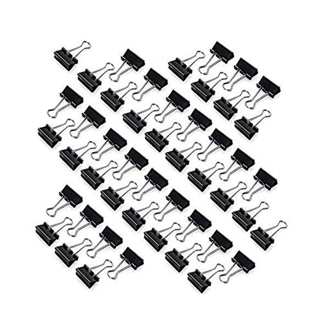 Metal Binder Clips Paper Clip for Keeping Documents Together, Black Organize Clips Office Home Supply
