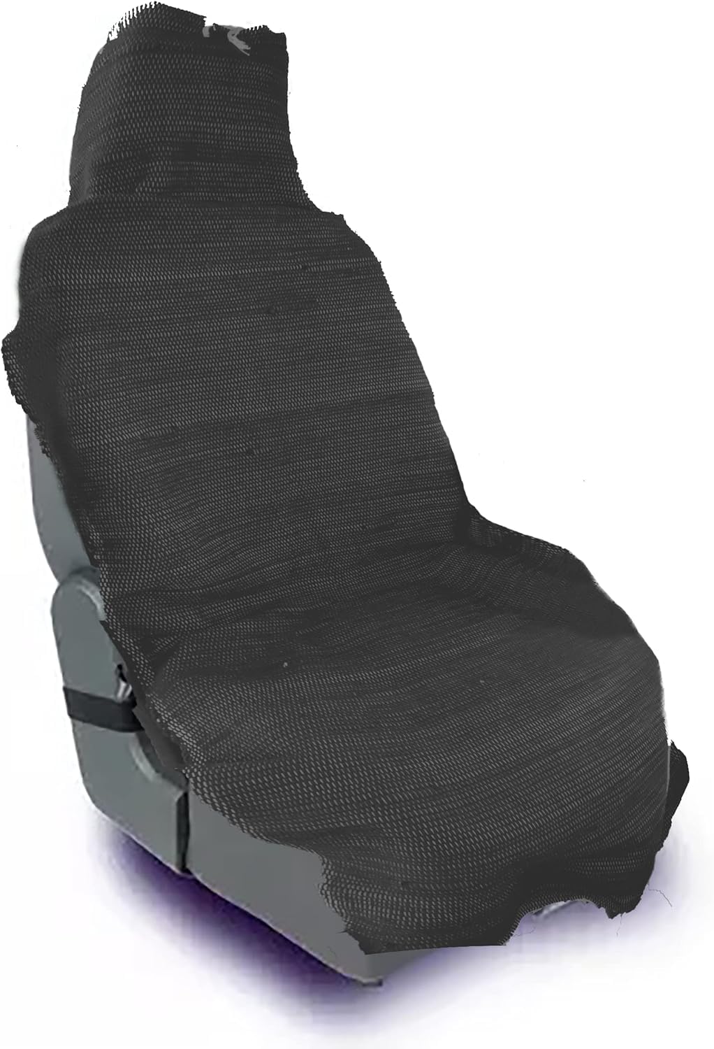 Egypt Antiques Cotton Climb Car Chair Iqs Cover 2-Pieces Set, 59-Inch Length x 27.5-Inch Width, Dark Gray