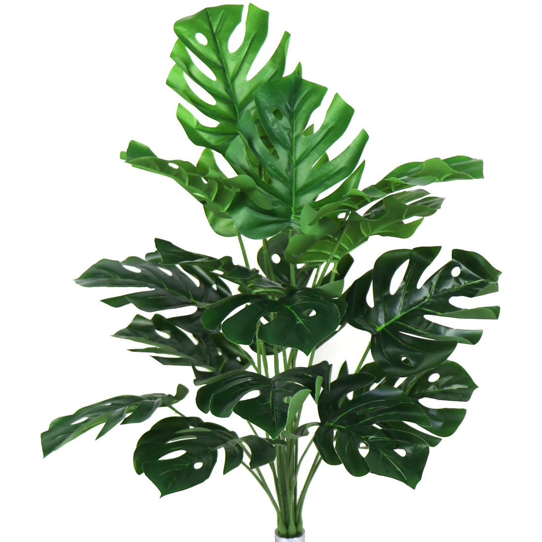 Bird Fiy Artificial Plants 29" Tall Fake Turtle Tree Leaves with Stems Faux Palm Leaf Imitation Frond Leaf Tropical Plants Greenery Floral Jungle Beach Party Home Garden Decoration