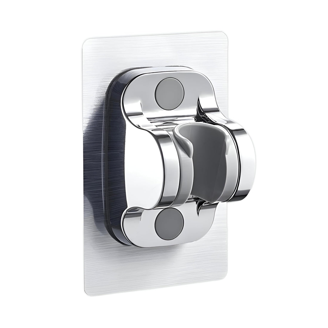 Wall-Mounted Shower Bracket - Engineered with reinforced dual-adhesive grip and a 90-degree swivel for secure, versatile storage of shower tools and cleaning accessories in any bathroom. (قطعه)