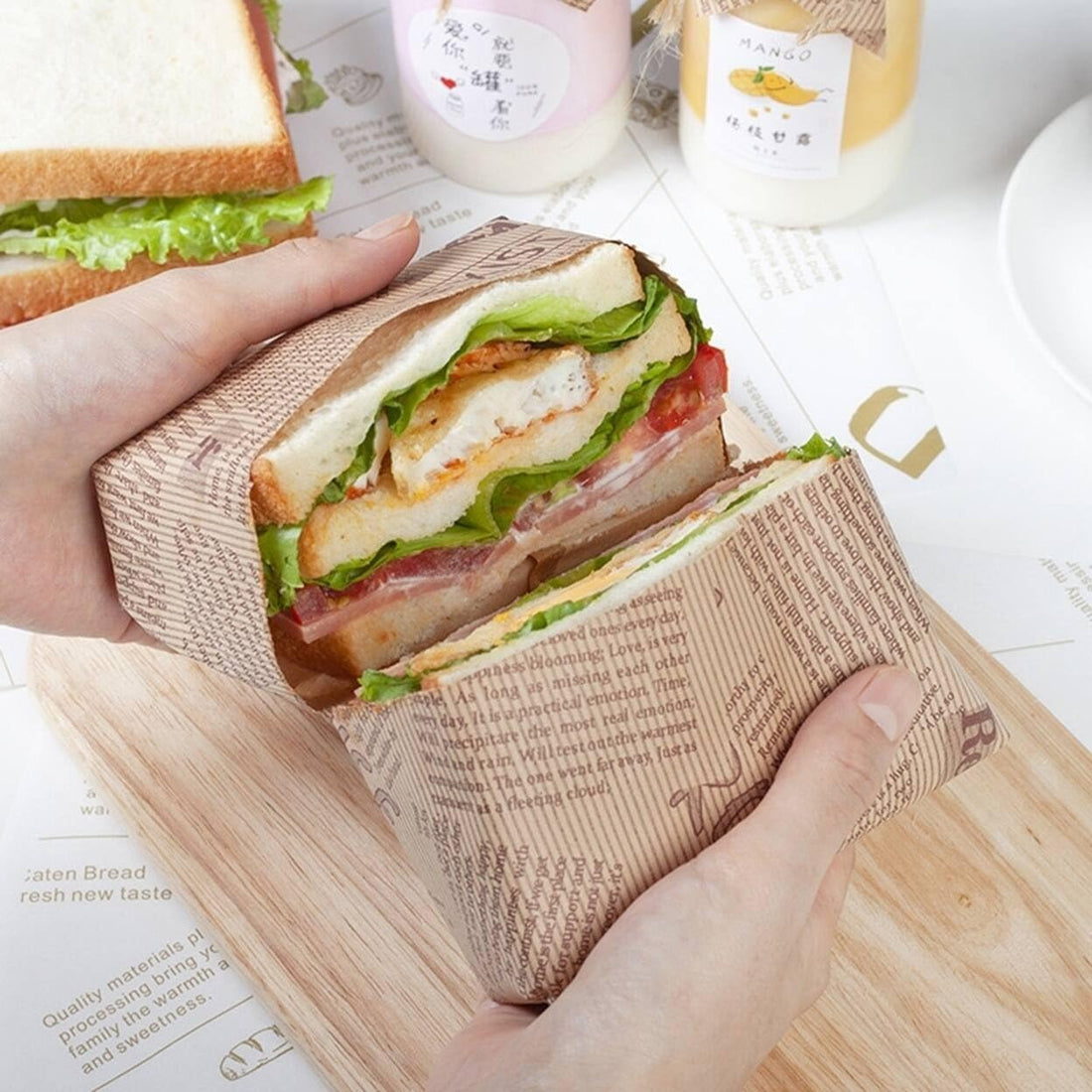 "Imported Parchment Paper for Making Desserts and Sandwiches with Style and Easy Online" - (30cm*10m)