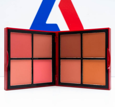 Carlla Rose Blusher Powder Palette - 8 Color