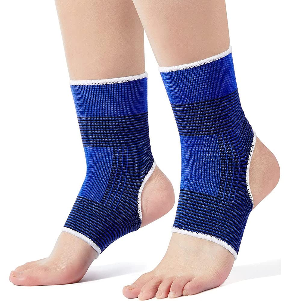 one piece 1pair compression ankle brace knitted ankle sleeve sock elastic plantar fasciitis socks sprains ankle support breathable 3 877272