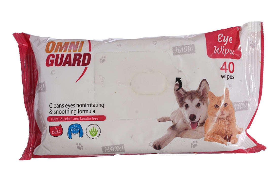 Omniguard Omni Guard Dog & Cat Eye Cleansing Wipes 40 Count