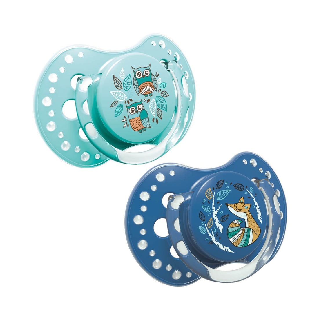 LOVI Silicone Dynamic Soother 3-6m 2 pcs Folky boy