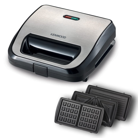 Kenwood Sandwich Maker 3 * 1 Waffle SMM02 Black