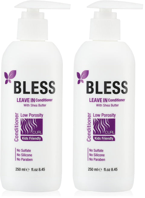 Bless Leave In Conditioner With Shea Butter, 250Ml (Pack of 2)