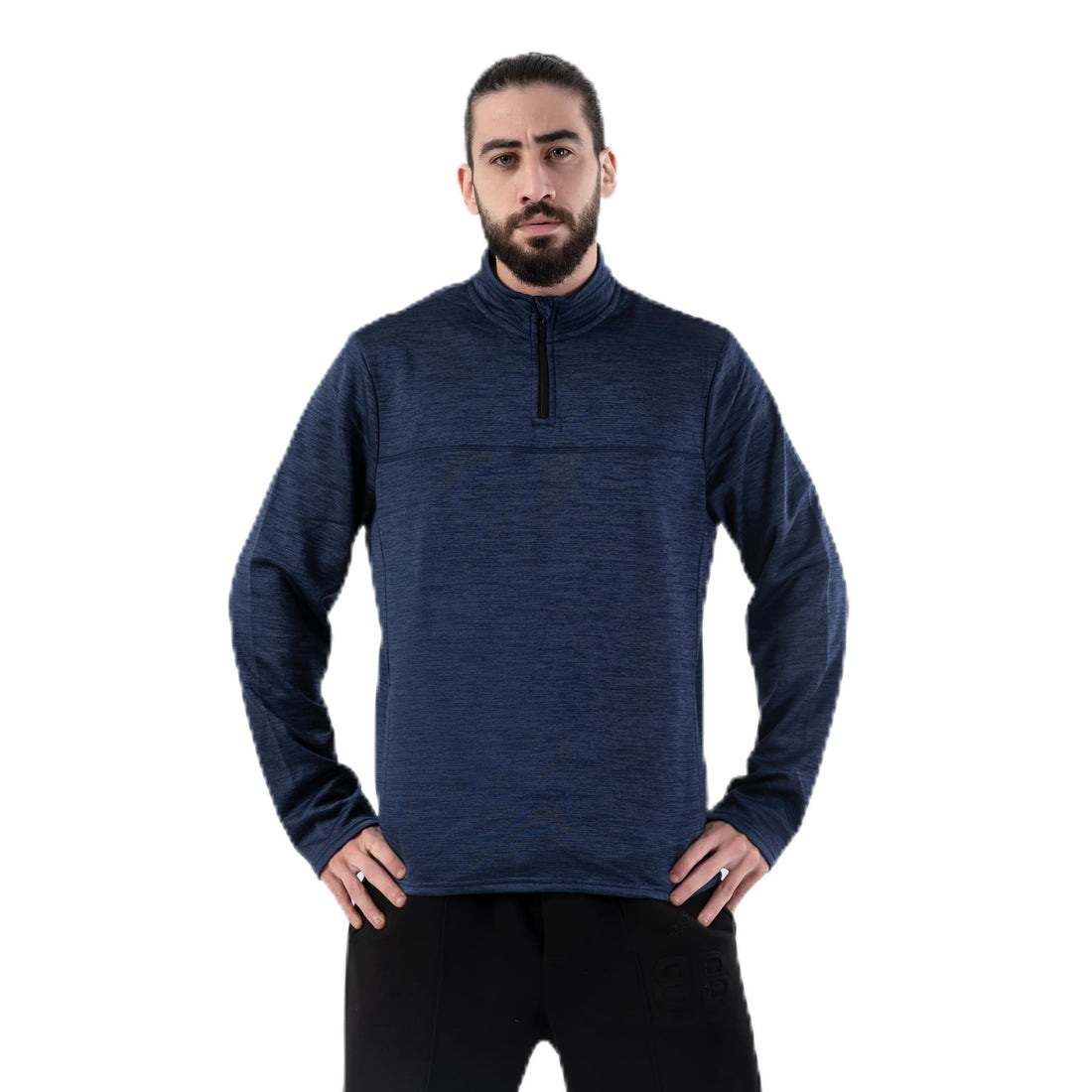 Men's Casual High Neck Zip Up Sweatshirts Casual Sport Sweatshirt Comfortable Fit Everyday Wear