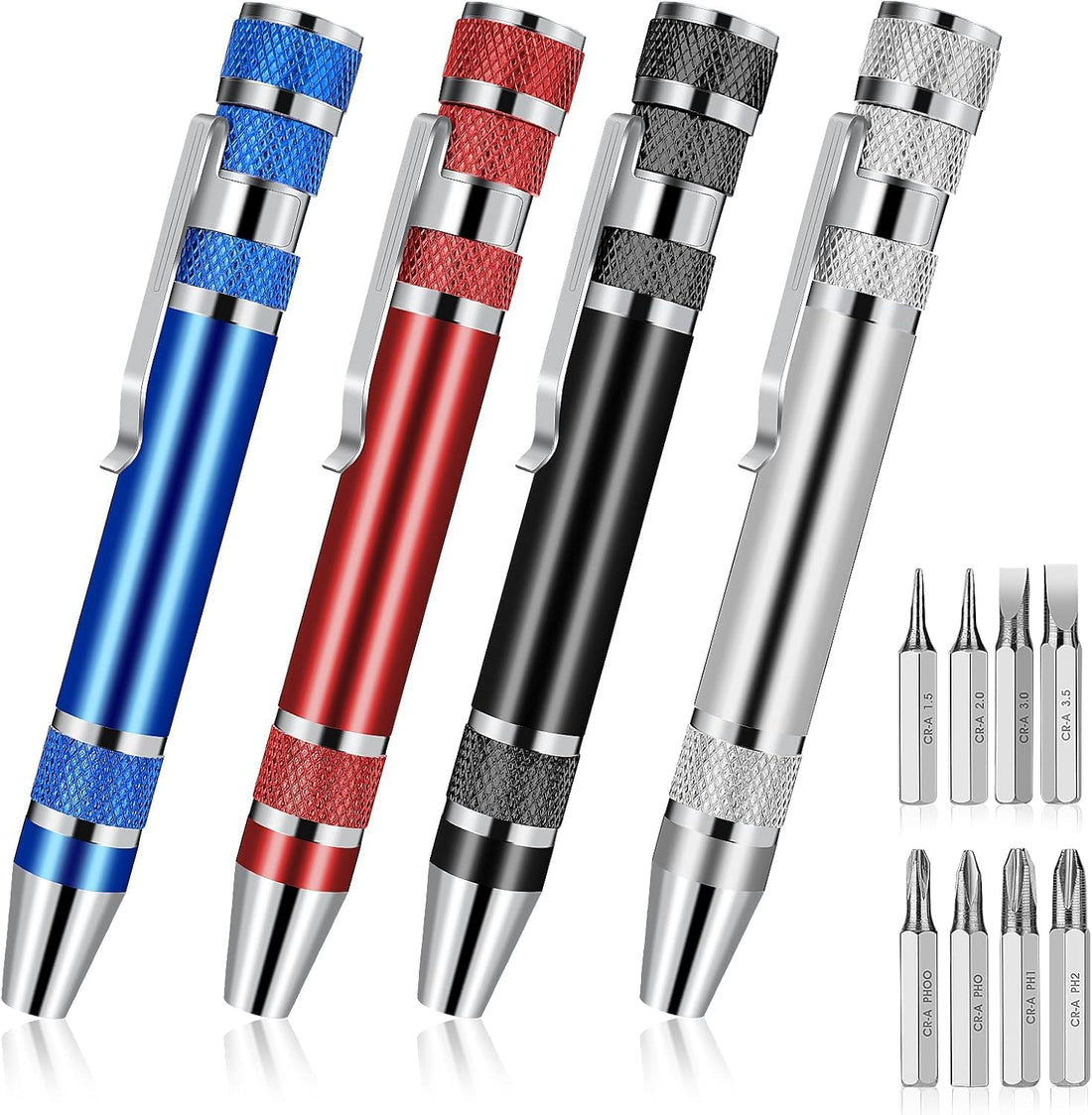8 in 1 Multi Screwdriver Set, Miniature Screwdriver Set, Multi-Use Repair Tools Pen Design Precision Tools_ Randomly Send Colors_