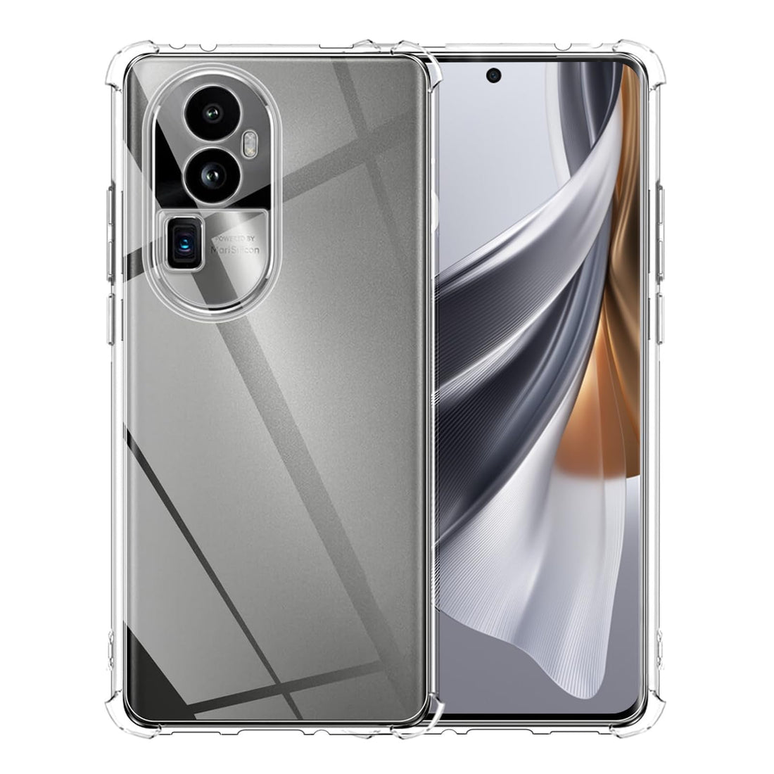 Fit for Oppo Reno 10 Pro Plus Clear Phone Case Cover,Soft Slim Fit, Shockproof 6.74 Inch