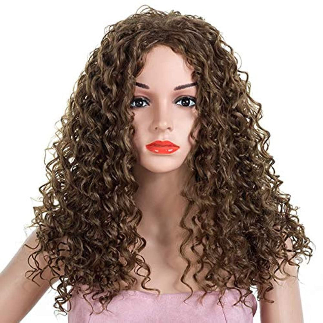 ECIF European And American Wigs Black African Small Volume Explosion Head-025