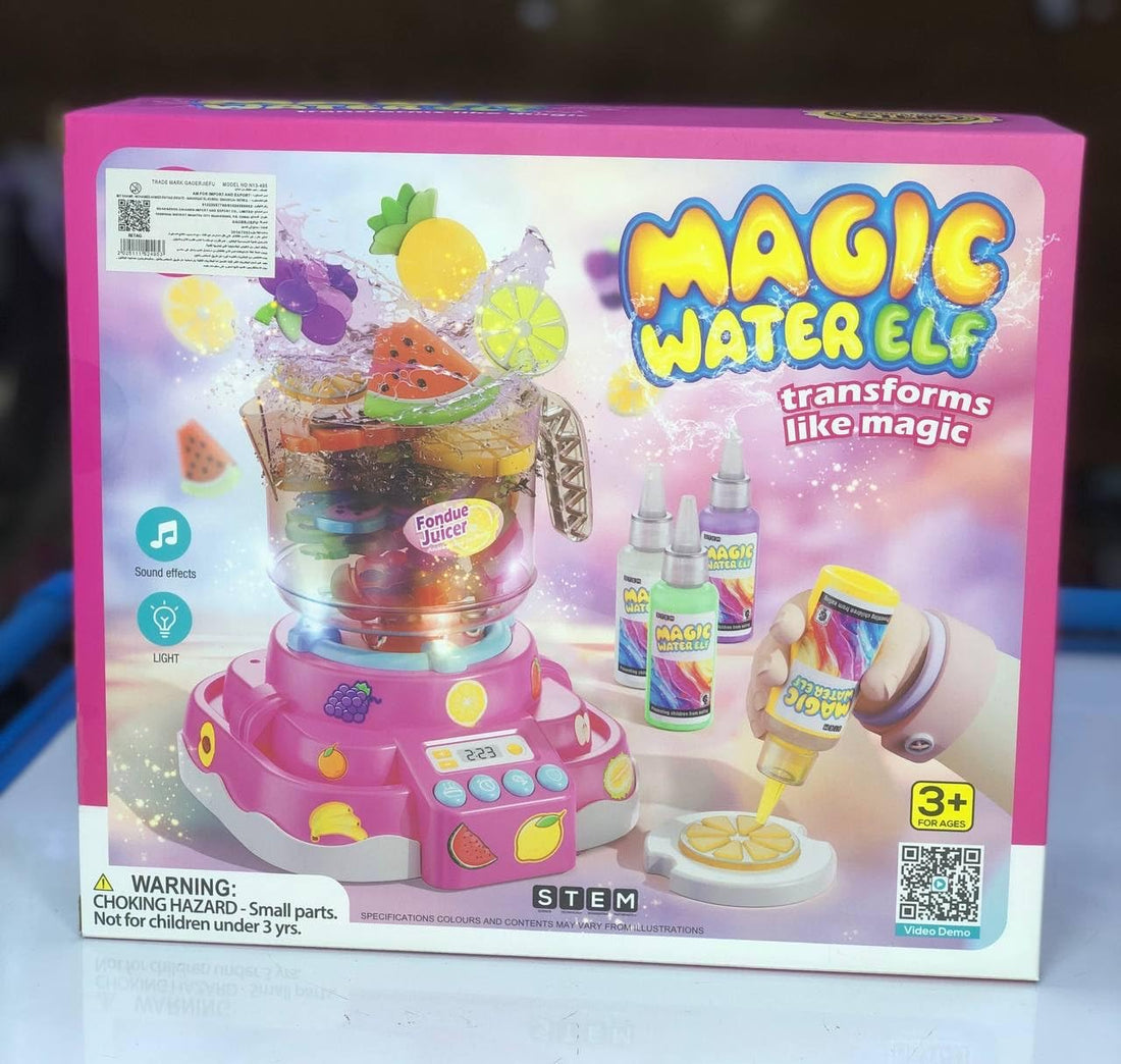 Magic Water Elf Science Experiment Kit for Kids, Transforming Water by Magic, with Templates and Colors, Ages 3+