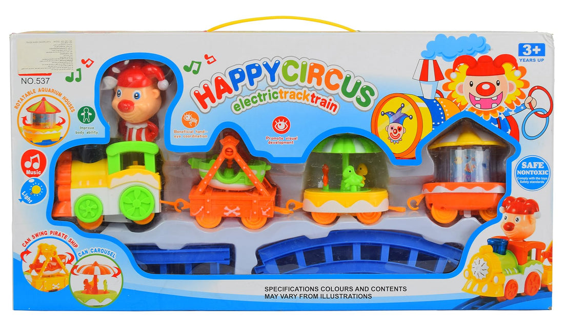 Plastic Train & Bar Toy With Nice And Cute Shape Multicolour