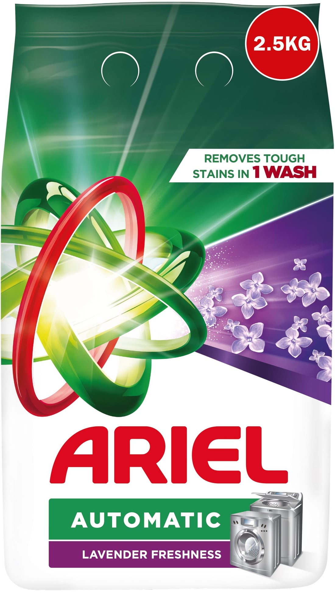 Ariel Automatic Powder, Lavender, 2.5 KG