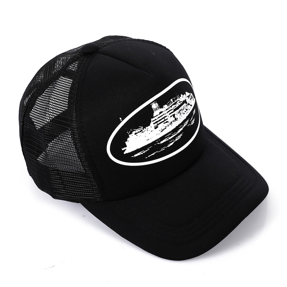 Men's Casual Mesh Cap - Fashion Design Popular Island Ship Print Sports Trekking Lightweight Comfortable Daily Wear High Quality