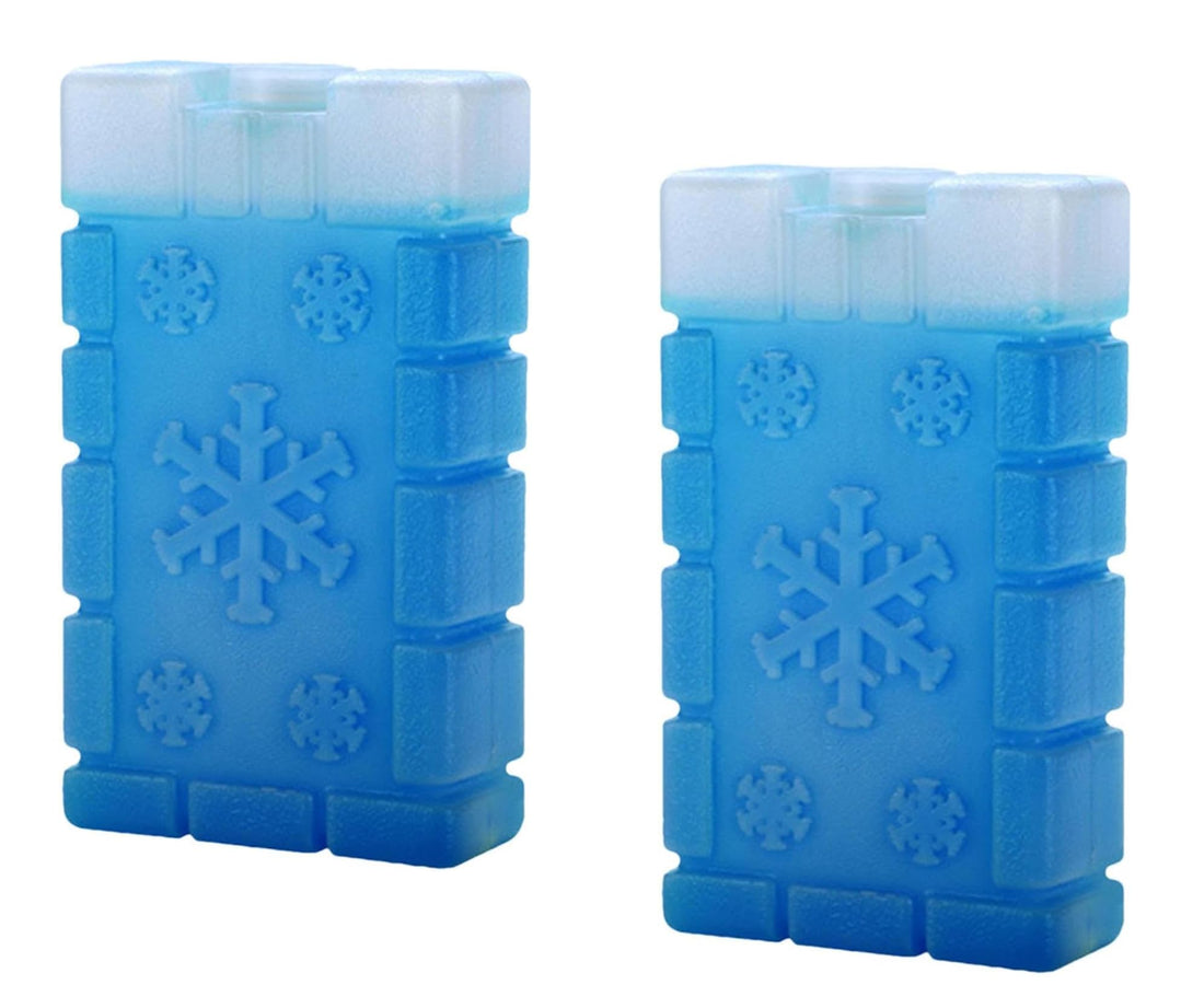 Reusable Ice Packs for Cooler and Lunch Boxes, 2 packs