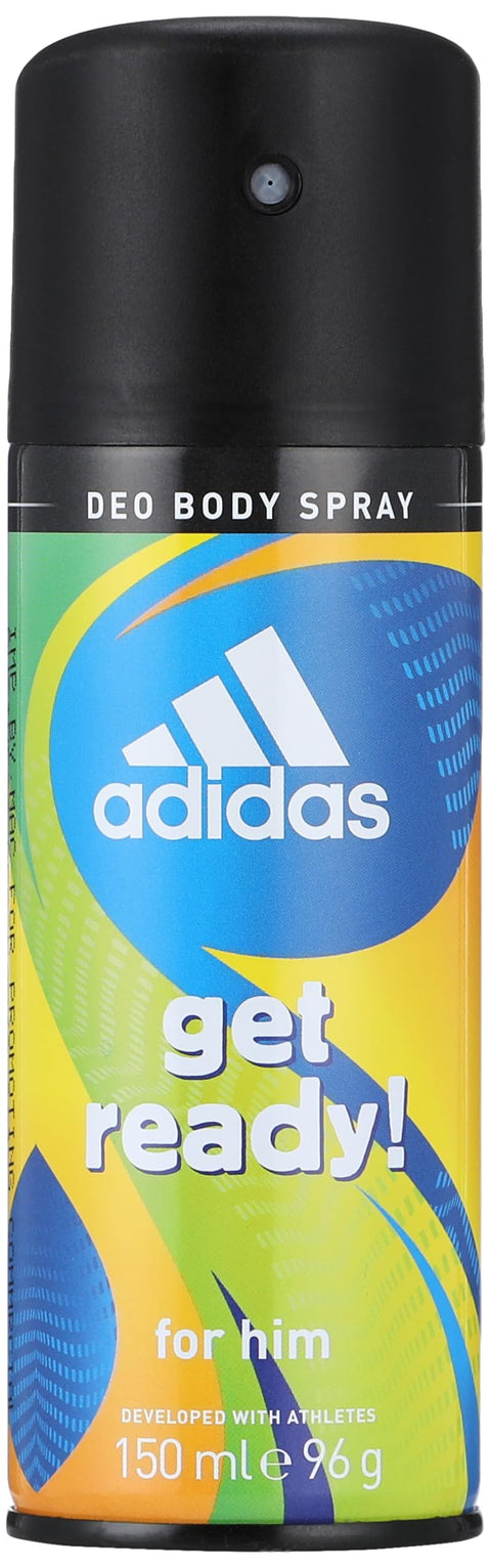 adidas get ready deodorant body spray for him 150 ml