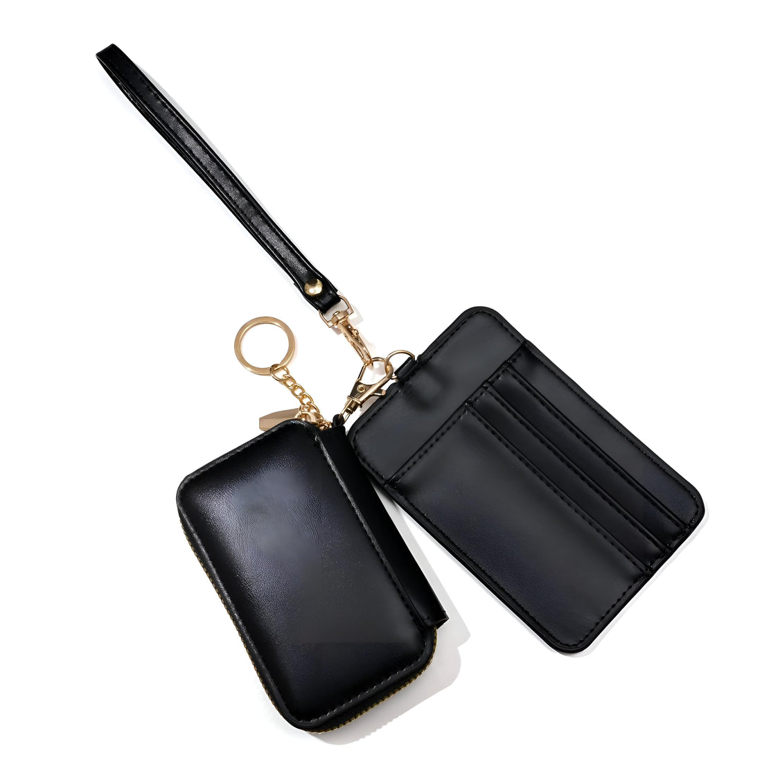 Women's card holder - a slim leather wallet for ladies with multiple compartments, stylish and practical, designed for easy use and elegant storage (Model4 Black)