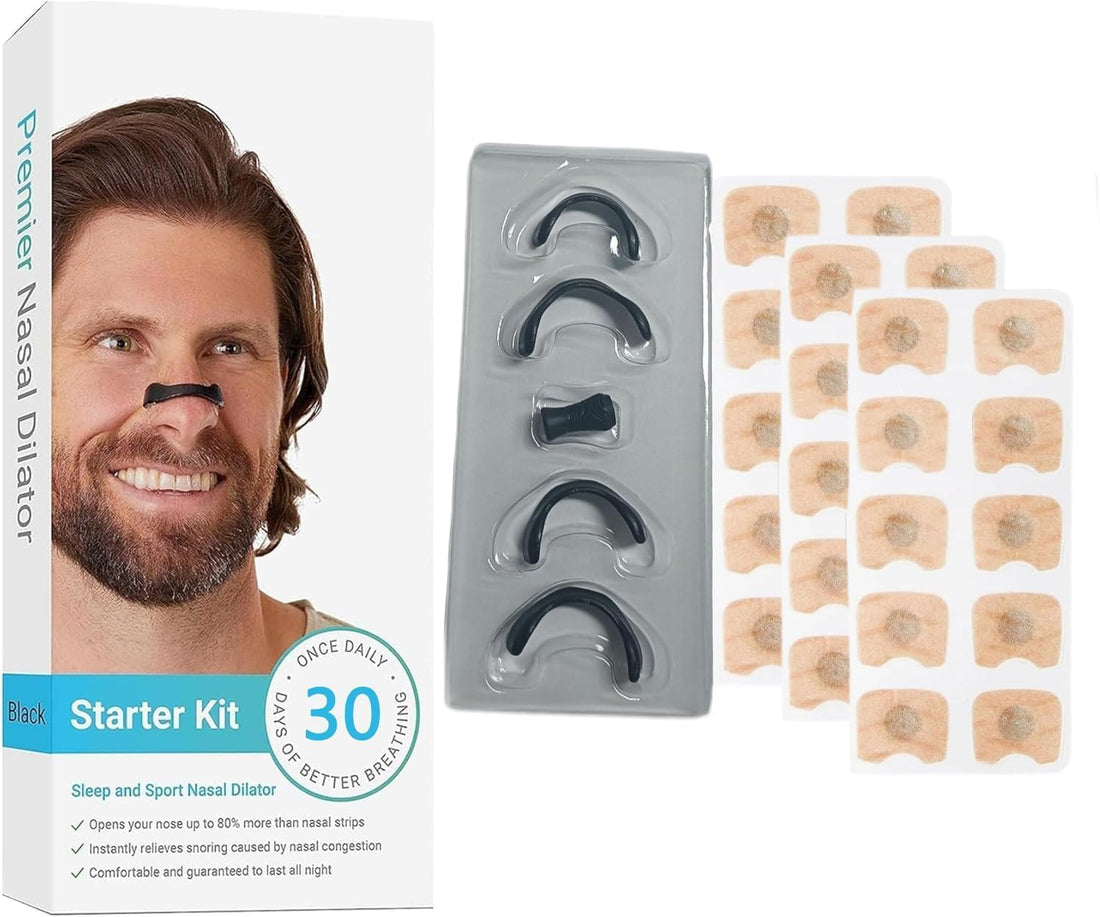 30 Pairs Anti-Snoring Sleep Magnetic Nasal Strips, Innovative Design Anti-Snoring Equipment, Reduce Snoring, Skin Safe Sleep Nasal Strips for Breathe Better