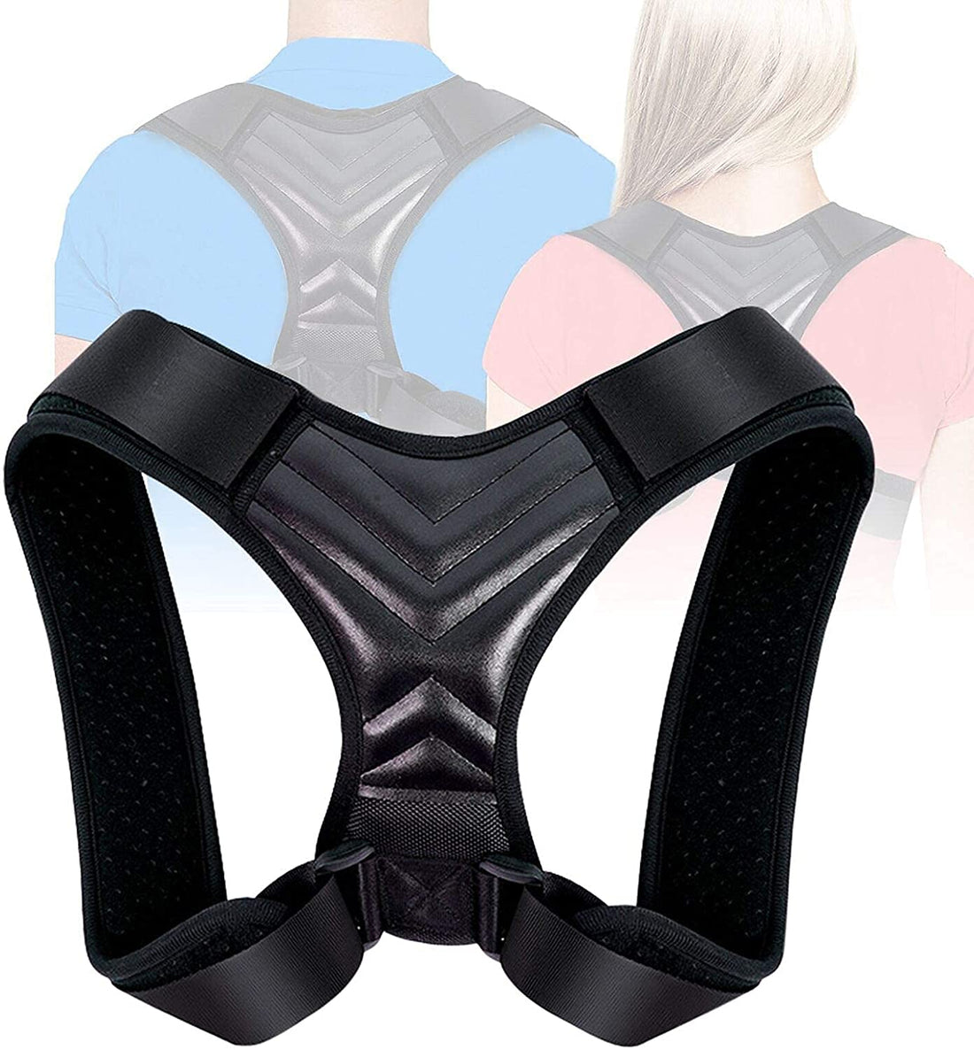 Comfortable Posture Corrector belt,for Women and Men,Fully Adjustable,Back Straightener Brace,Pain Relief for Upper Back, Neck and Shoulder Support (Y Shape)
