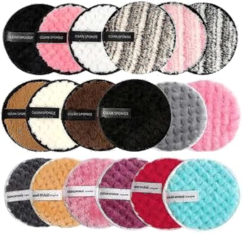 2Pcs Powder Puff Makeup Powder Puff Soft Powder Puffs Sponge Reusable Makeup for Loose Powder Body Eyes Cosmetic Foundation Wet Dry Makeup Multi color