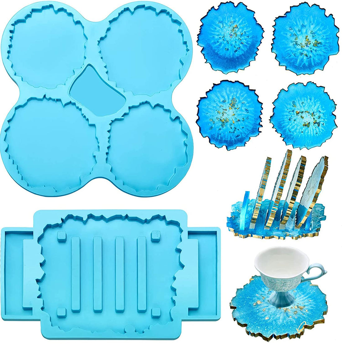 Large Oval Tray Molds DIY Tray Silicone Resin Mold Oval Silicone Molds Jewelry Making Molds Clear Epoxy Resin Casting Mold for Resin Dish ConcreteTray DIY Crafts