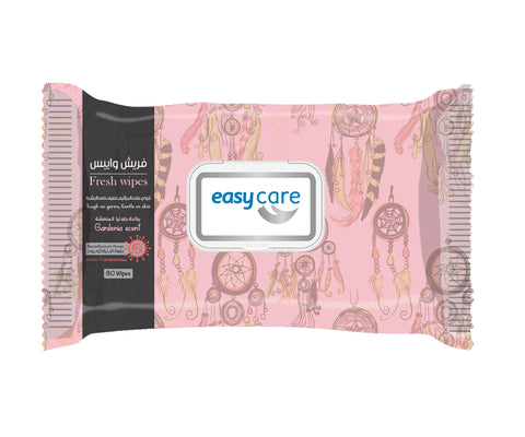 Easy Care Wet Wipes, Gardenia Scent, 80 Wipes