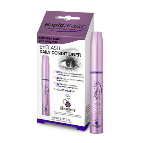 RapidLash RapidShield Eyelash Daily Conditioner for More Voluminous Looking Lashes and Improved Overall Appearance of Lashes, Scientifically Inspired Conditioning Treatment, 4ml