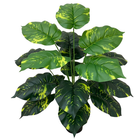Garden Hub Artificial 12 Leaf Plants | Tree for Home Decor| Living Room | Office Small | Medium Size 56cm/1.7ft (Money Plant)