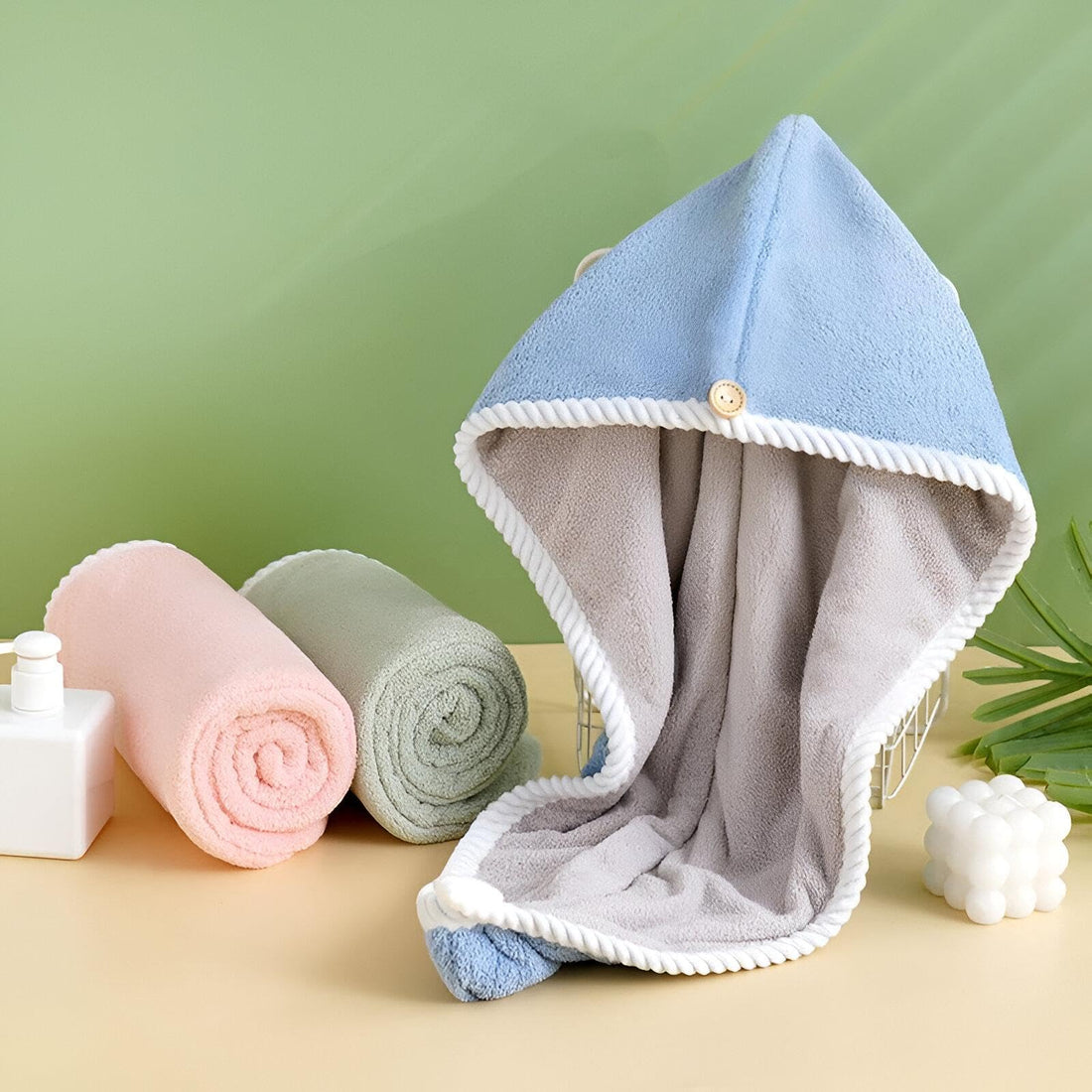Bear Embellished Blanket - Reversible Sherpa fleece baby throw in calming pastels, double-sided for warmth, softness, and gentle sensory appeal for newborns. (blue)