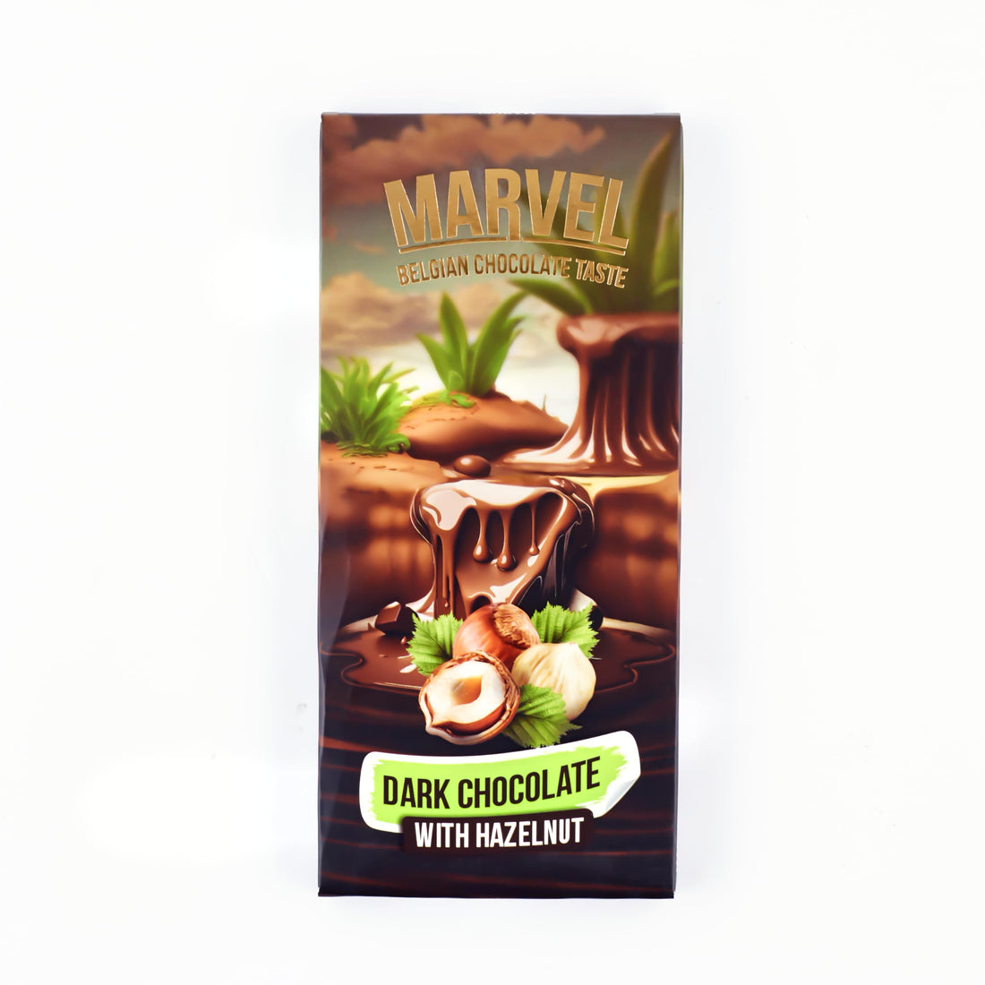 Marvel Dark Chocolate Bar with Hazelnut 90 g