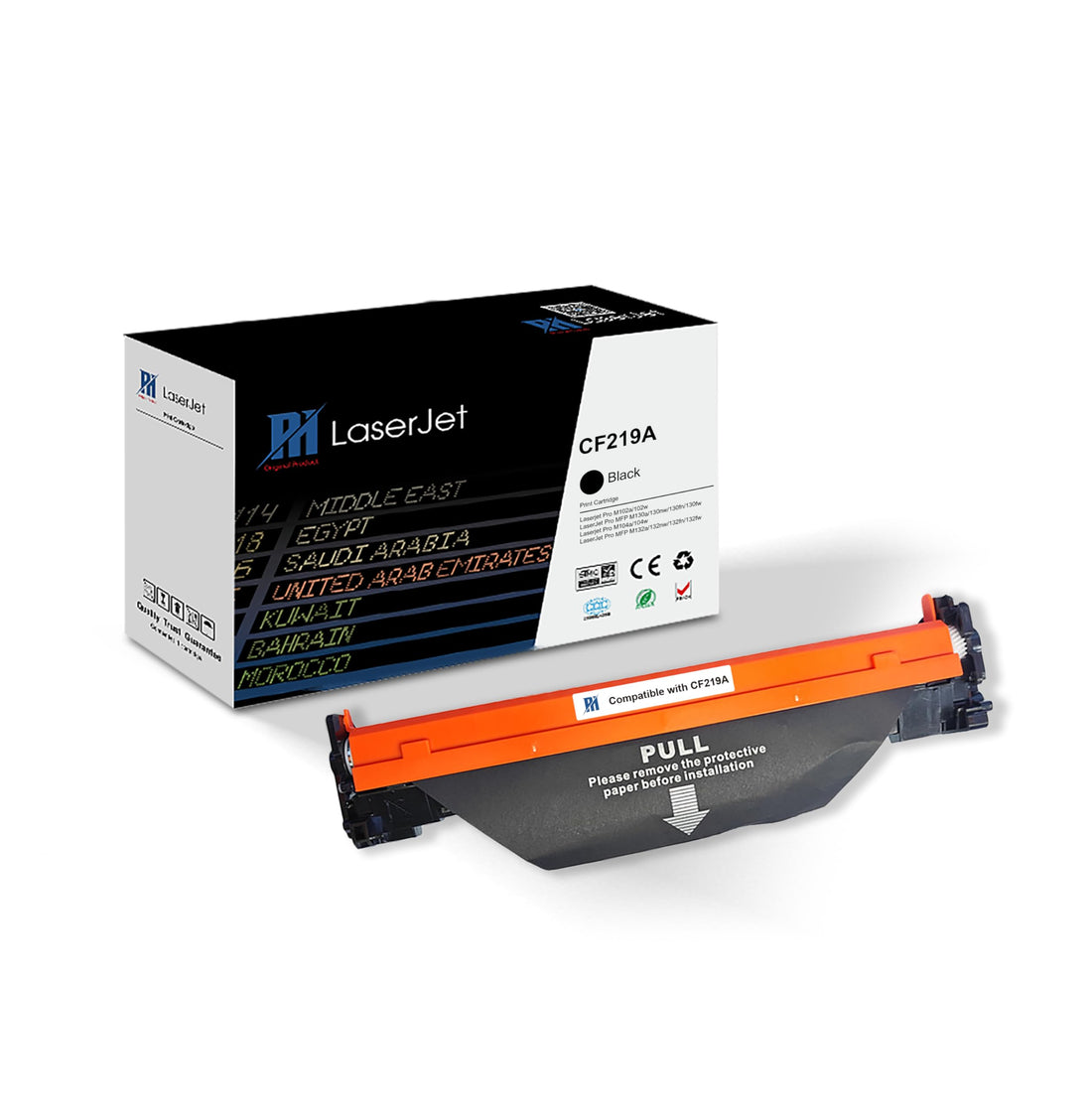 PH 19A Compatible Black Toner Cartridge Replacement for CF219A CRG049 – High Yield Laser Printer Toner