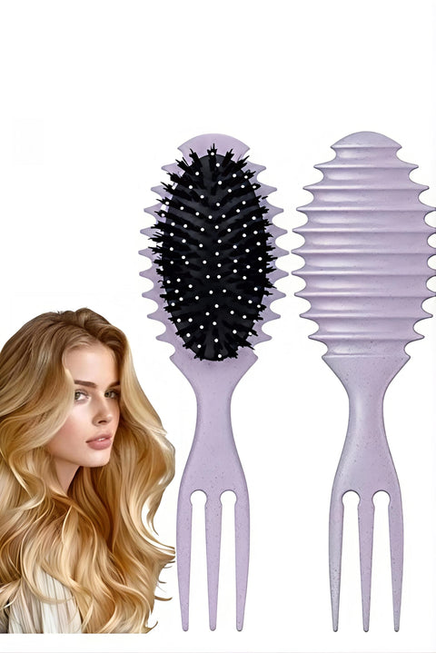 MT Curl Defining Brush, Curl Hair Brush, Curl Define Styling Brush, for Combing and Shaping Men's and Women's Curls (Purple)