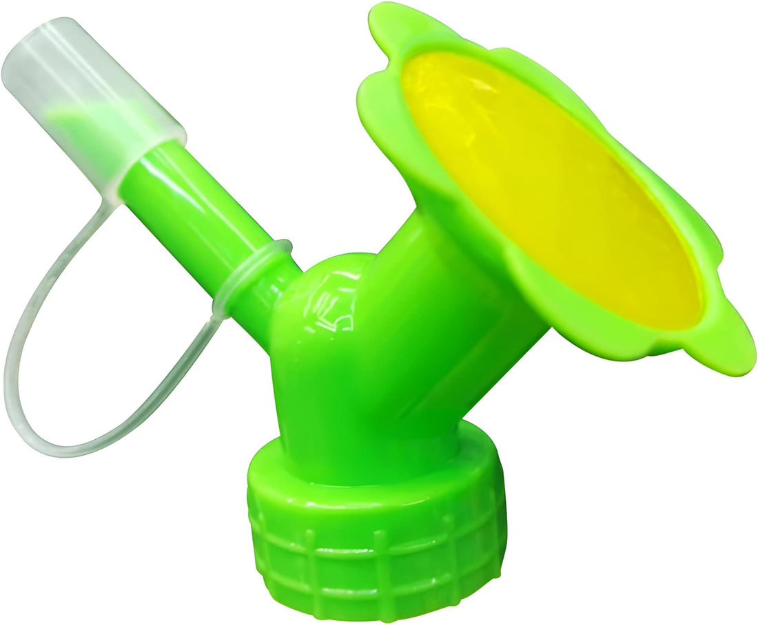 2 in 1 Dual Function Sprinkler with Bottle Cap - Designed with 2 Head Nozzle for Targeted Irrigation, Dual Ended Sprayer for Multiple Purposes, Plant Watering Tool for Indoor Garden
