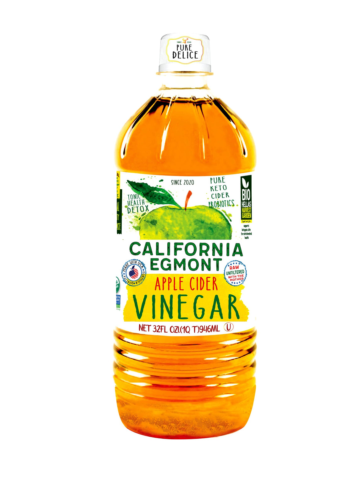 Organic Fermented Apple Cider Vinegar Keto Cedar Detox Weight Management Immune Booster Rich in Antioxidants - A Useful Way to Add Flavor to Your Meal (Varie1, Flavor 1)